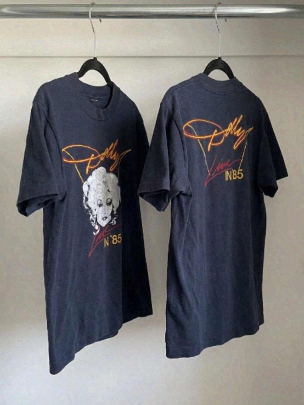 Vintage 1985 Dolly Parton Tour T-Shirt Reprint